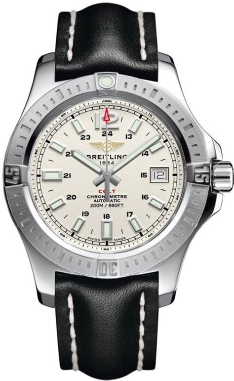 breitling colt ocean on wrist|Breitling colt 41 silver dial.